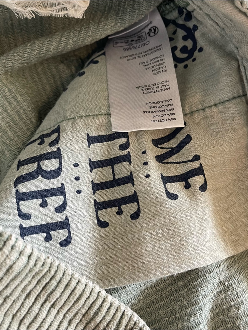 We the Free Olive Green Corduroy Button-Fly Pants - Picture 8 of 10